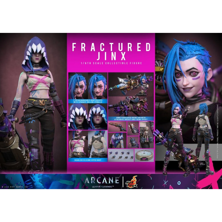Hot Toys – Arcane – FRACTURED JINX 1:6