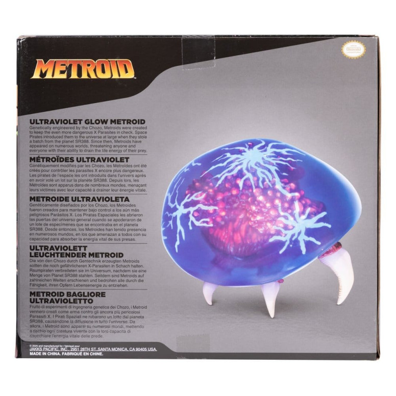 Jakks Pacific - World of Nintendo Metroid Prime - Metroid Ultraviolet Glow