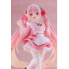 Taito AMP Fig – Hatsune Miku – „Newley Written“ Sakura Miku Japanese Cafe Ver. Neuauflage