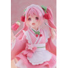 Taito AMP Fig – Hatsune Miku – „Newley Written“ Sakura Miku Japanese Cafe Ver. Neuauflage