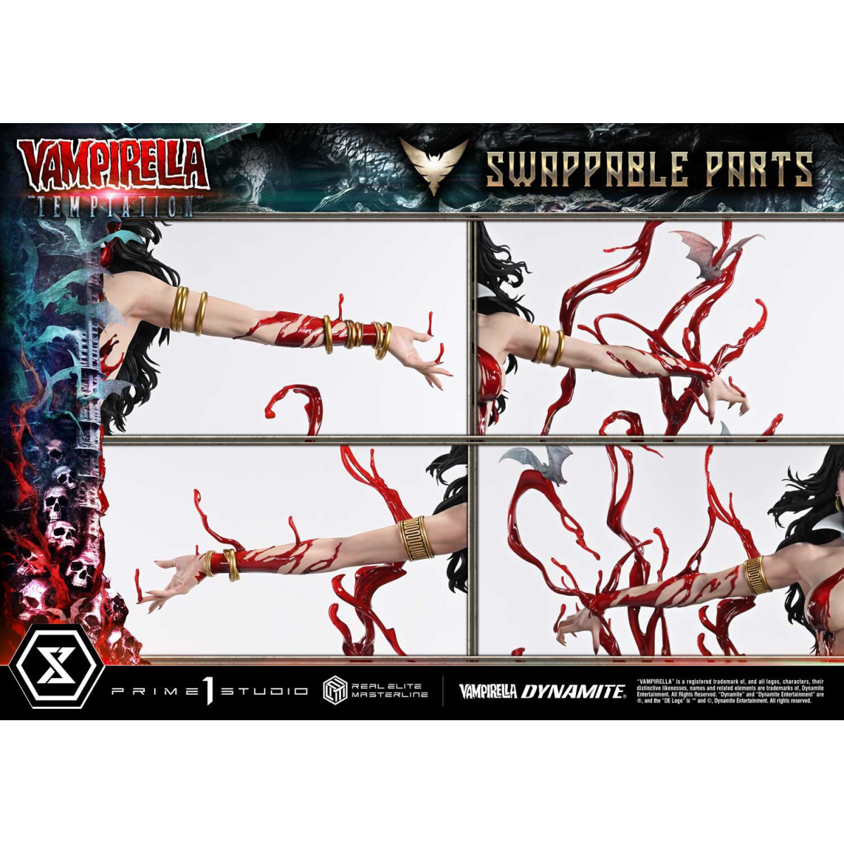 Prime 1 Studio - VAMPIRELLA TEMPTATION Bonus-Version – Real Elite Masterline Serie 1/3