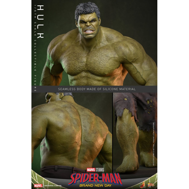Hot Toys – „ Hulk “ im Maßstab 1:6, MMS905 – Marvel's Spider-Man: Brand New Day
