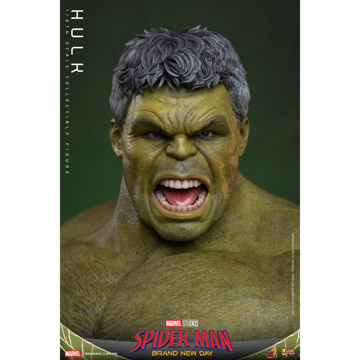 Hot Toys – „ Hulk “ im Maßstab 1:6, MMS905 – Marvel's Spider-Man: Brand New Day