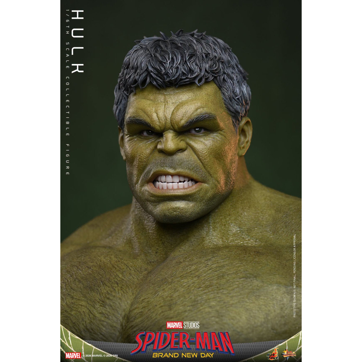 Hot Toys – „ Hulk “ im Maßstab 1:6, MMS905 – Marvel's Spider-Man: Brand New Day