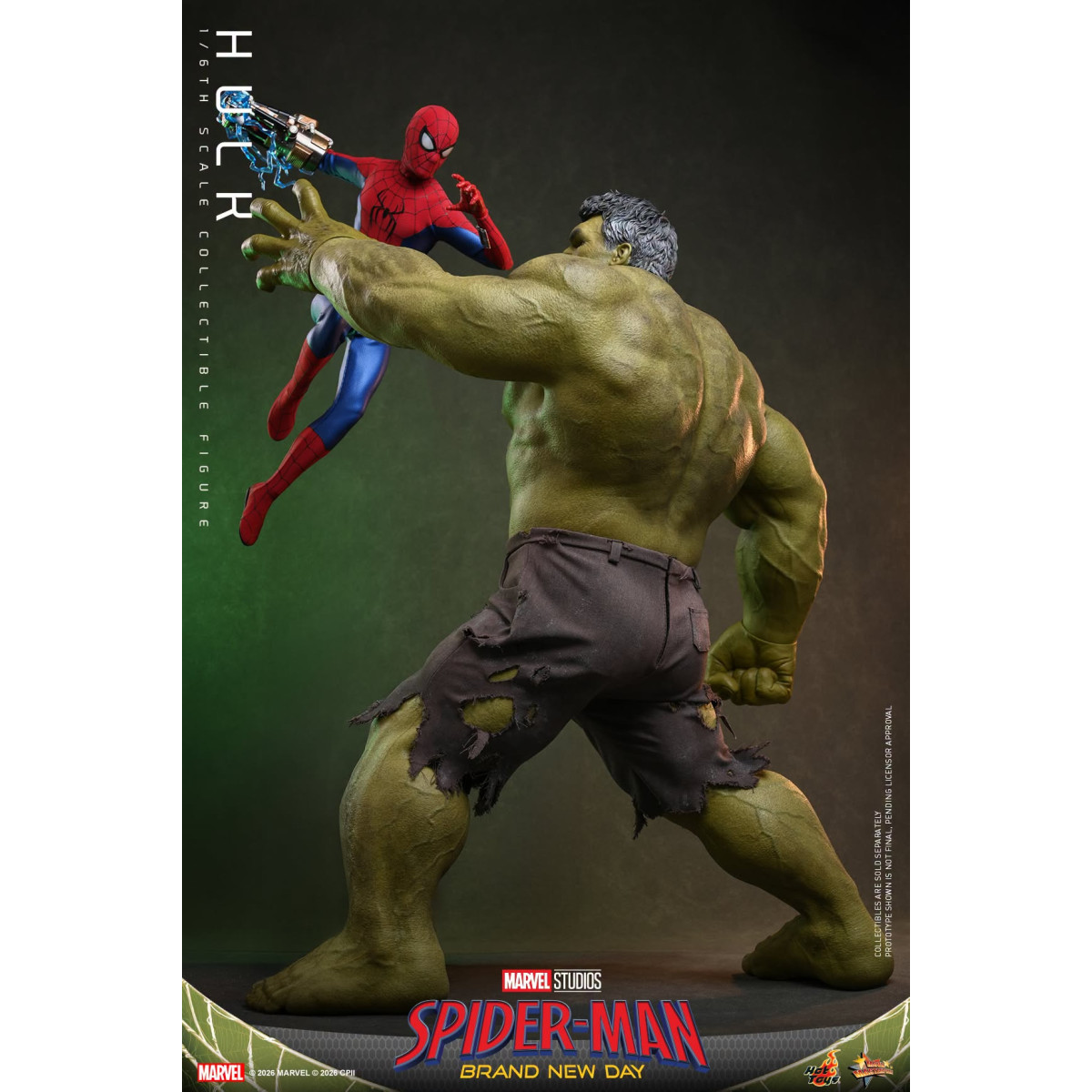 Hot Toys – „ Hulk “ im Maßstab 1:6, MMS905 – Marvel's Spider-Man: Brand New Day