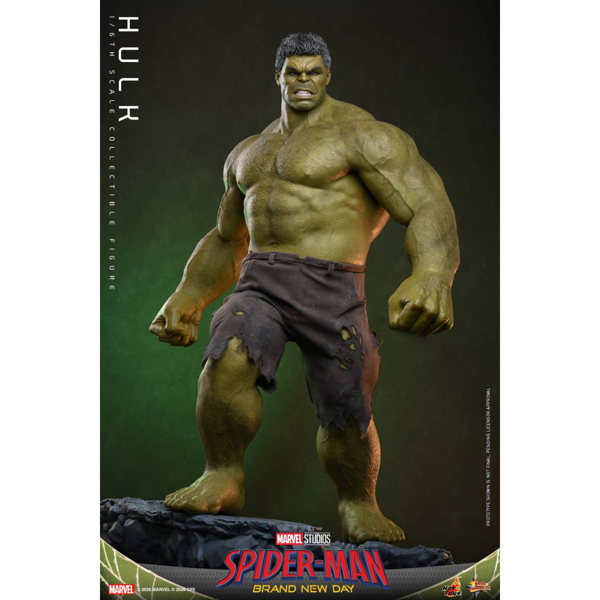 Hot Toys – „ Hulk “ im Maßstab 1:6, MMS905 – Marvel's Spider-Man: Brand New Day