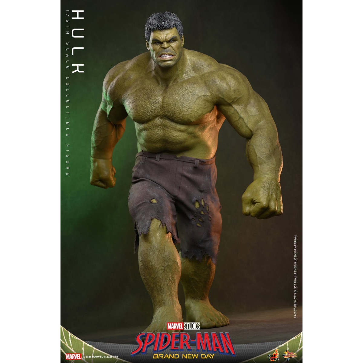 Hot Toys – „ Hulk “ im Maßstab 1:6, MMS905 – Marvel's Spider-Man: Brand New Day