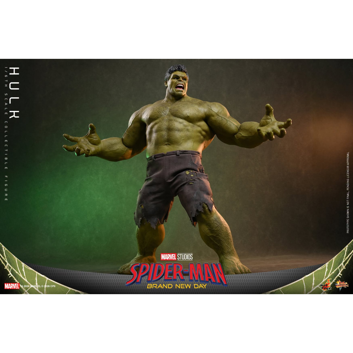 Hot Toys – „ Hulk “ im Maßstab 1:6, MMS905 – Marvel's Spider-Man: Brand New Day