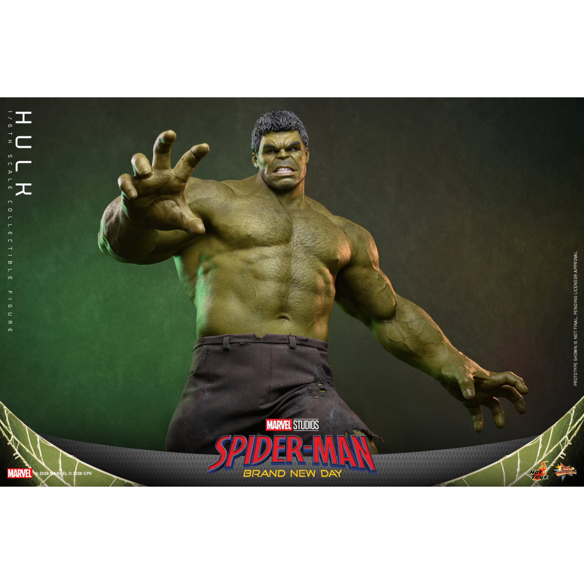 Hot Toys – „ Hulk “ im Maßstab 1:6, MMS905 – Marvel's Spider-Man: Brand New Day
