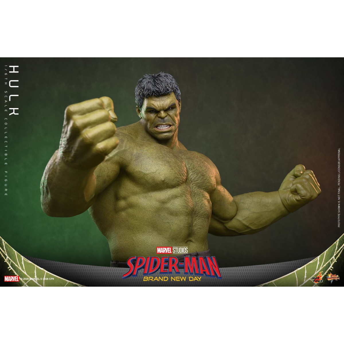 Hot Toys – „ Hulk “ im Maßstab 1:6, MMS905 – Marvel's Spider-Man: Brand New Day