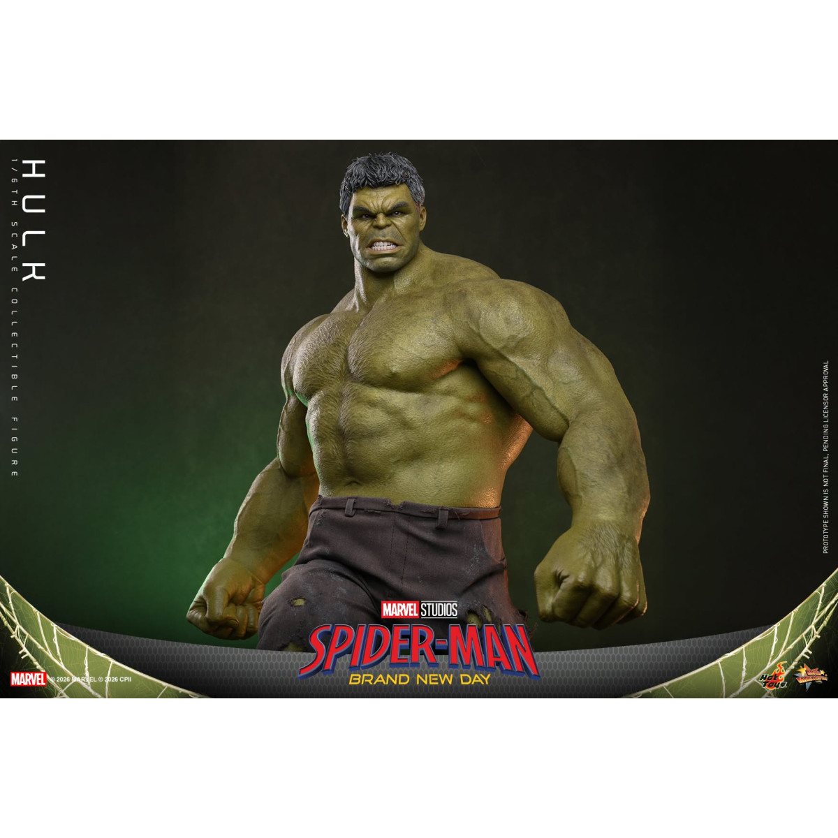 Hot Toys – „ Hulk “ im Maßstab 1:6, MMS905 – Marvel's Spider-Man: Brand New Day