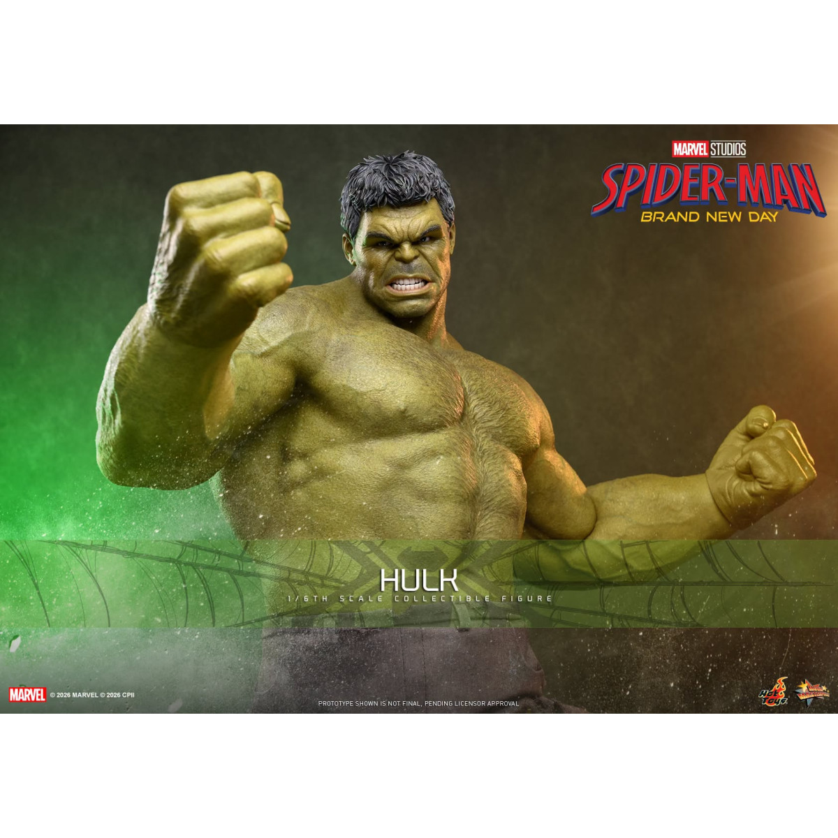 Hot Toys – „ Hulk “ im Maßstab 1:6, MMS905 – Marvel's Spider-Man: Brand New Day