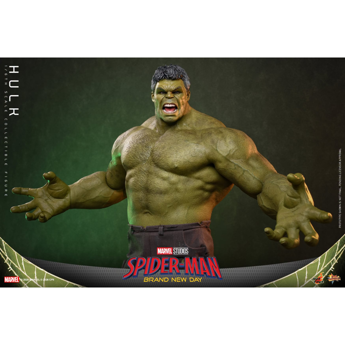 Hot Toys – „ Hulk “ im Maßstab 1:6, MMS905 – Marvel's Spider-Man: Brand New Day