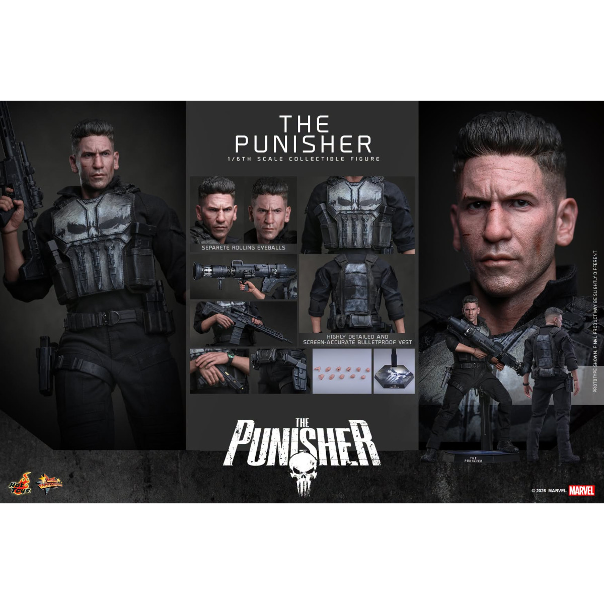 Hot Toys – „ The Punisher “ im Maßstab 1:6 – Marvel's The The Punisher