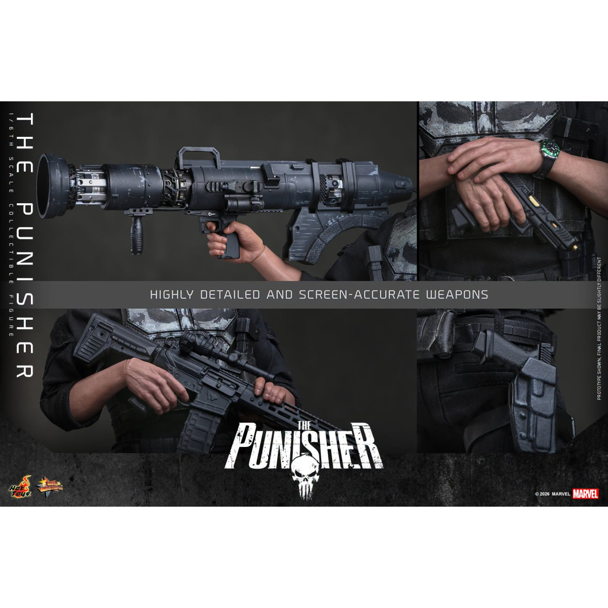 Hot Toys – „ The Punisher “ im Maßstab 1:6 – Marvel's The The Punisher