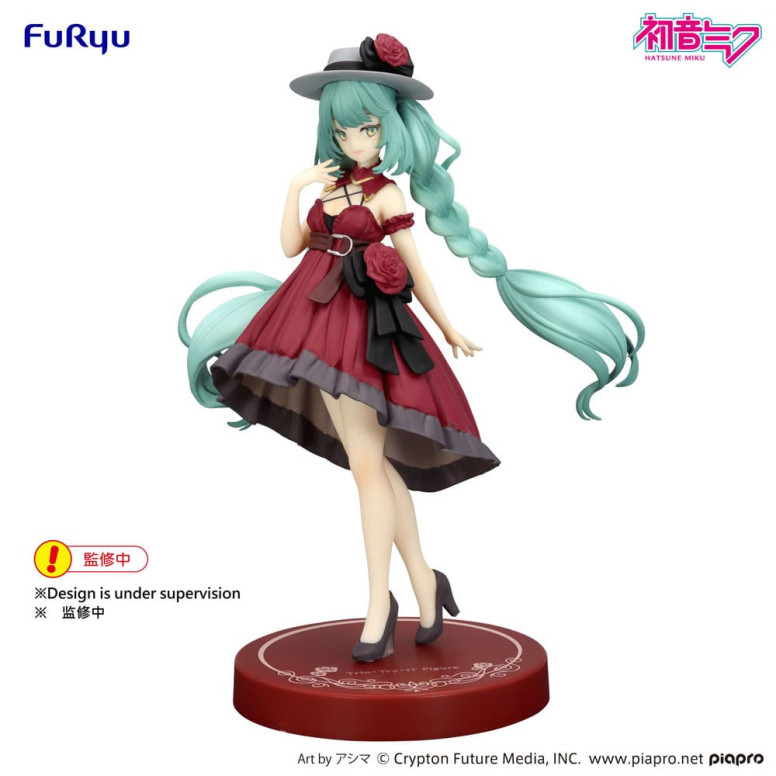 Furyu Trio-Try-iT – Hatsune Miku Ausgehkleid, rote Variante – Hatsune Miku