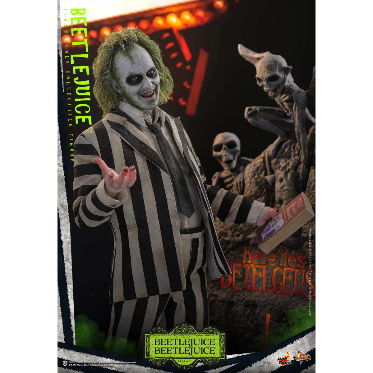 Hot Toys - Beetlejuice MMS 1/6 - Beetlejuice Beetlejuice Figur