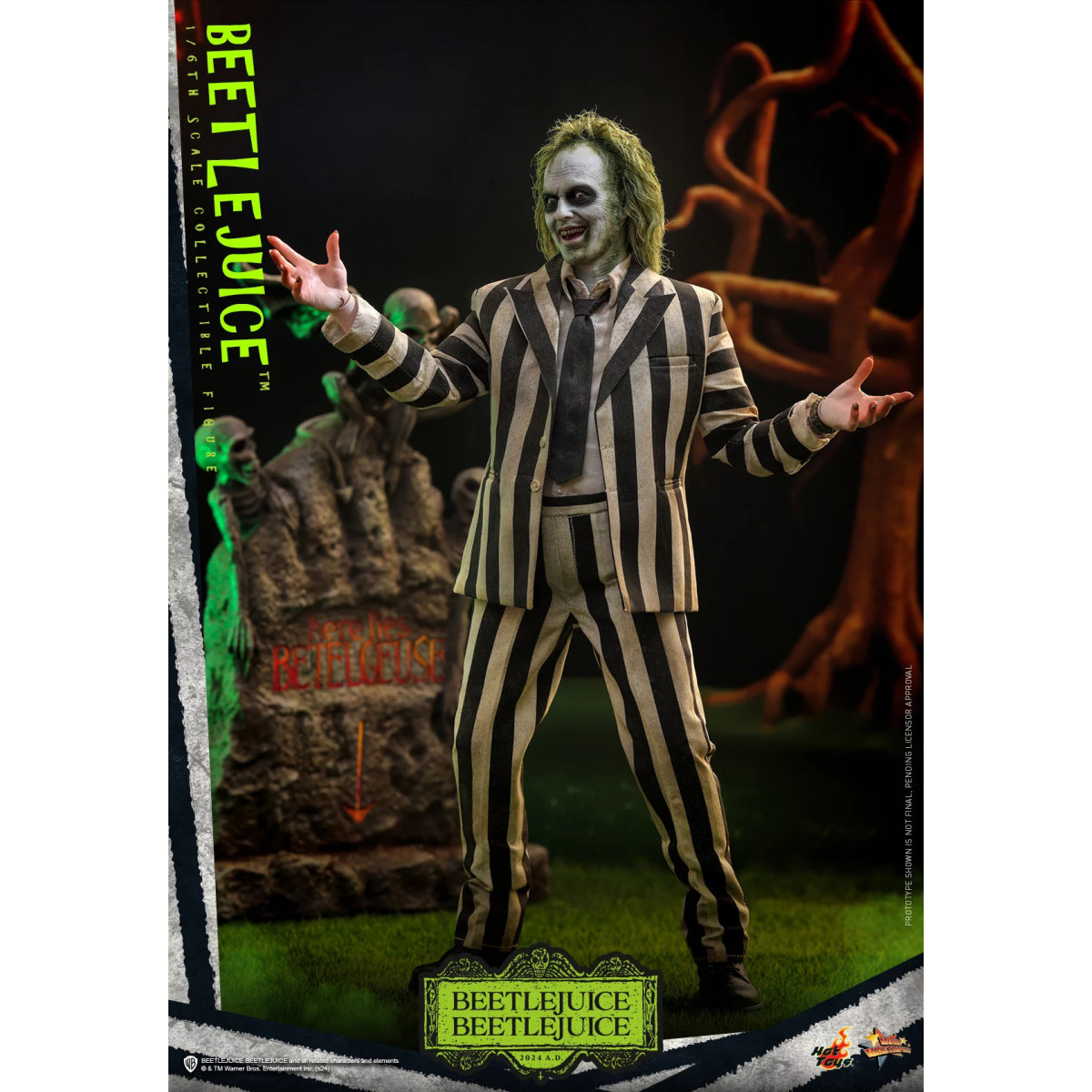 Hot Toys - Beetlejuice MMS 1/6 - Beetlejuice Beetlejuice Figur