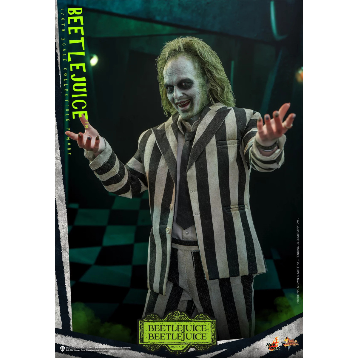 Hot Toys - Beetlejuice MMS 1/6 - Beetlejuice Beetlejuice Figur