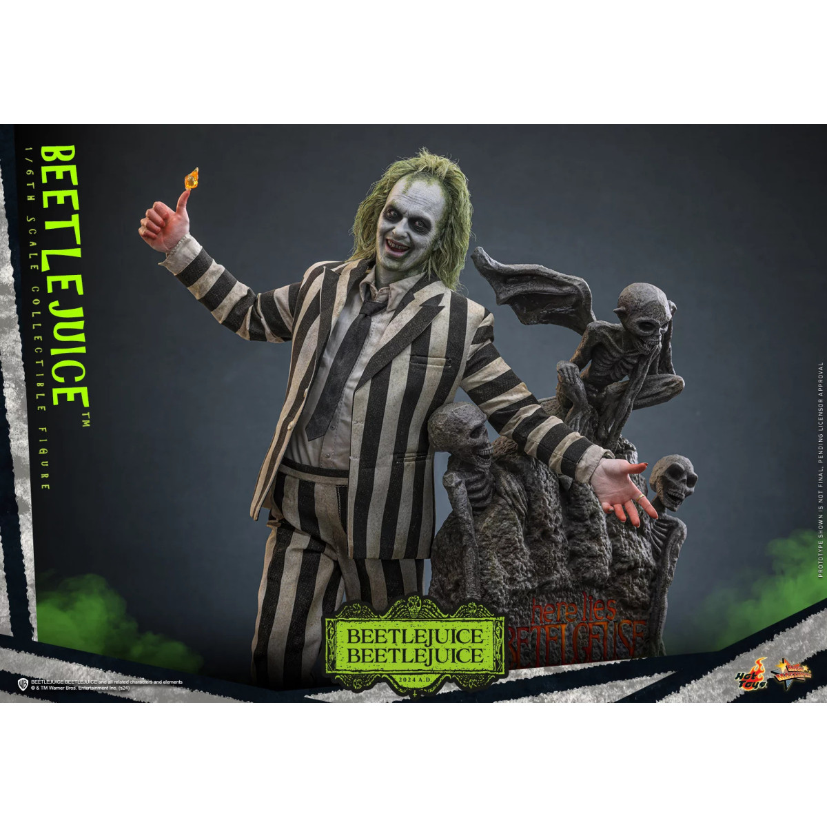 Hot Toys - Beetlejuice MMS 1/6 - Beetlejuice Beetlejuice Figur
