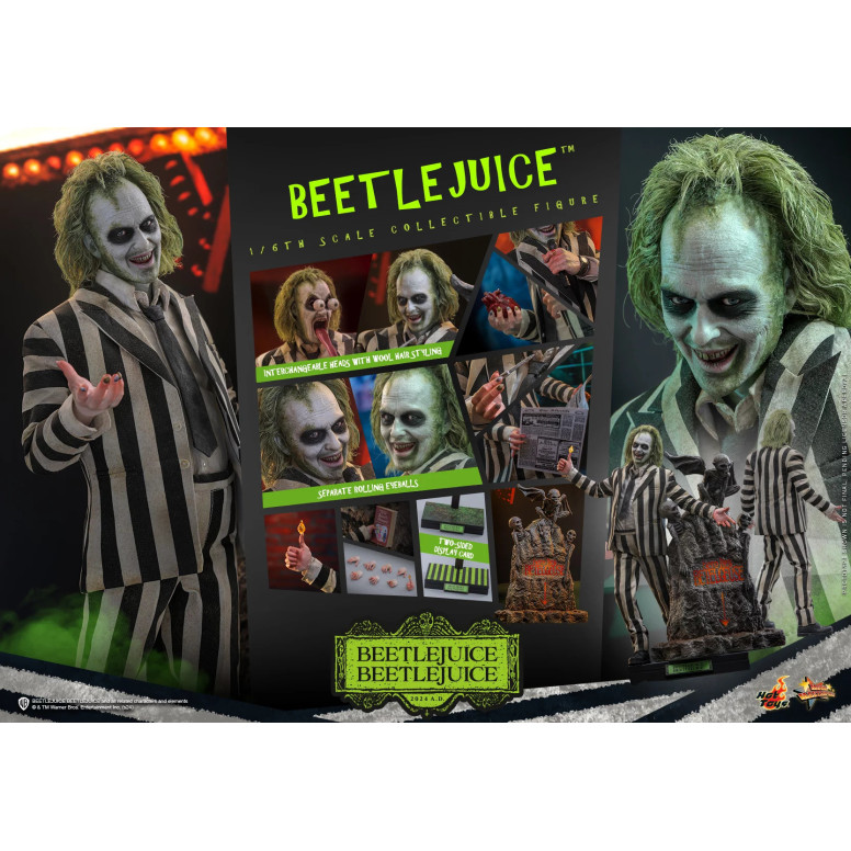 Hot Toys - Beetlejuice MMS 1/6 - Beetlejuice Beetlejuice Figur
