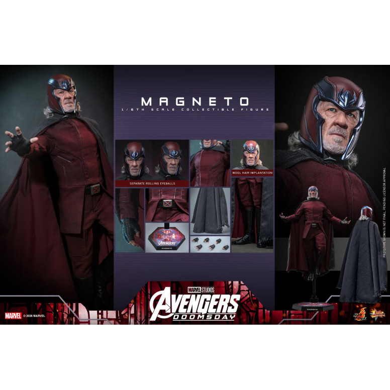 Hot Toys – Magneto „ MMS “ im Maßstab 1:6 – „ Avengers “: Doomsday