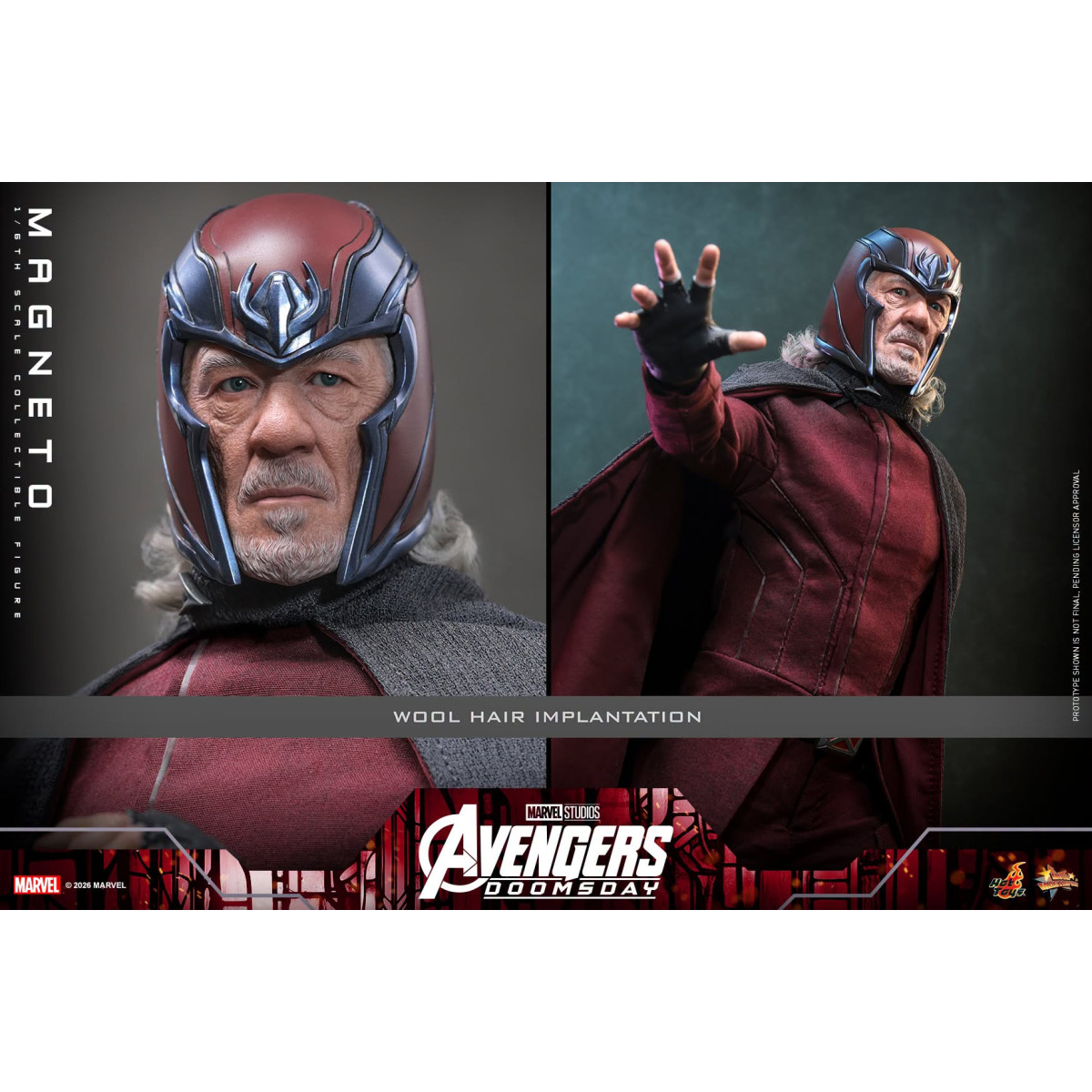 Hot Toys – Magneto „ MMS “ im Maßstab 1:6 – „ Avengers “: Doomsday