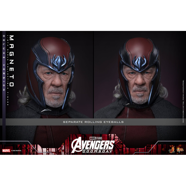 Hot Toys – Magneto Deluxe version MMS , Maßstab 1:6 – Avengers: Doomsday