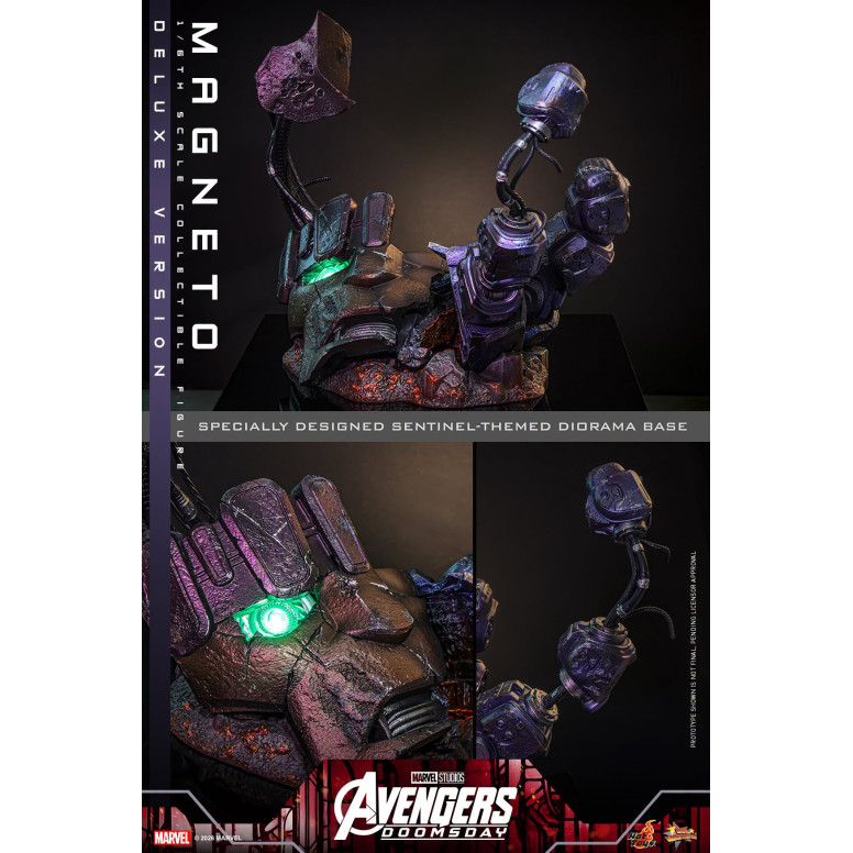 Hot Toys – Magneto Deluxe version MMS , Maßstab 1:6 – Avengers: Doomsday