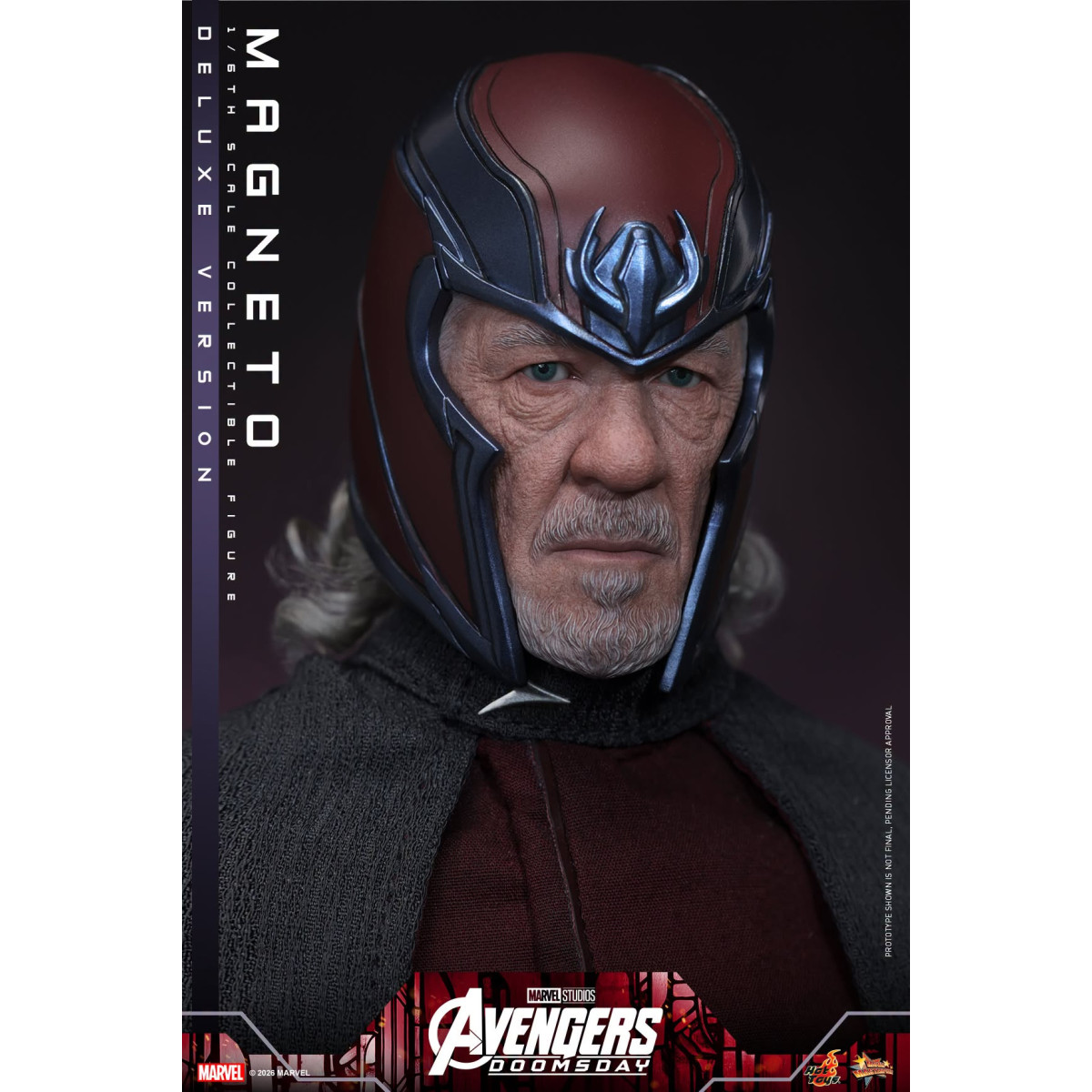 Hot Toys – Magneto Deluxe version MMS , Maßstab 1:6 – Avengers: Doomsday