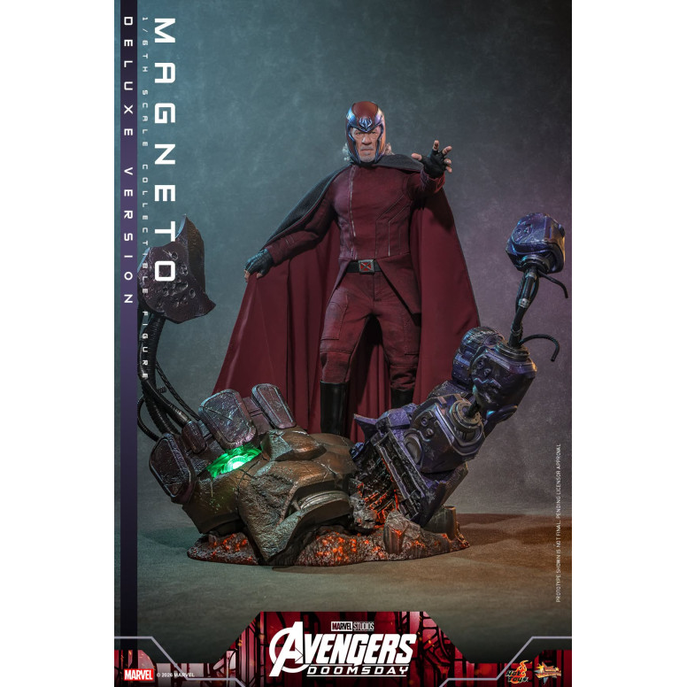 Hot Toys – Magneto Deluxe version MMS , Maßstab 1:6 – Avengers: Doomsday