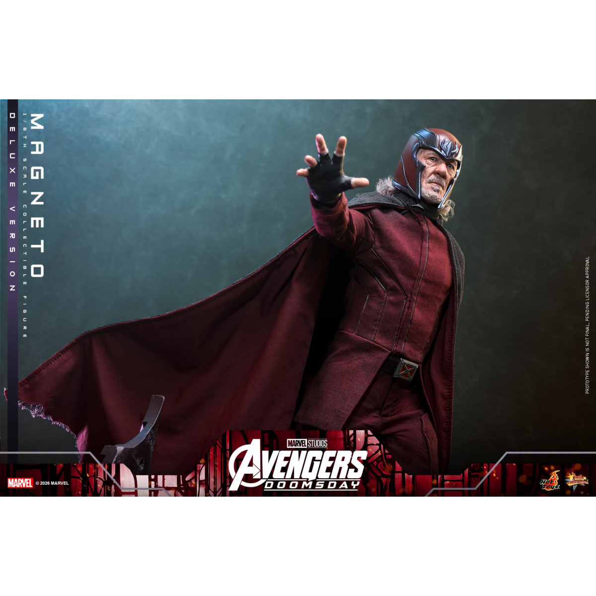 Hot Toys – Magneto Deluxe version MMS , Maßstab 1:6 – Avengers: Doomsday
