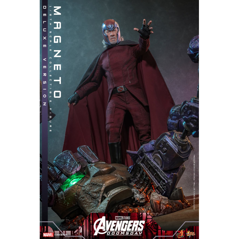 Hot Toys – Magneto Deluxe version MMS , Maßstab 1:6 – Avengers: Doomsday
