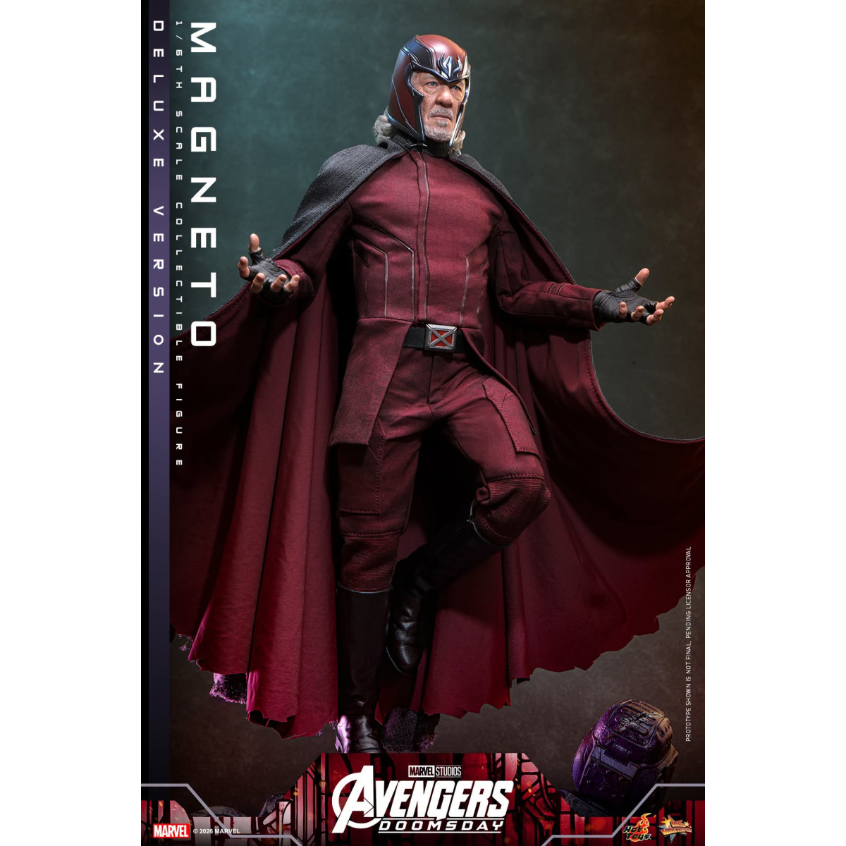 Hot Toys – Magneto Deluxe version MMS , Maßstab 1:6 – Avengers: Doomsday
