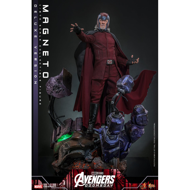 Hot Toys – Magneto Deluxe version MMS , Maßstab 1:6 – Avengers: Doomsday
