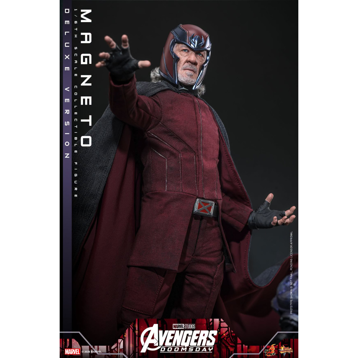 Hot Toys – Magneto Deluxe version MMS , Maßstab 1:6 – Avengers: Doomsday