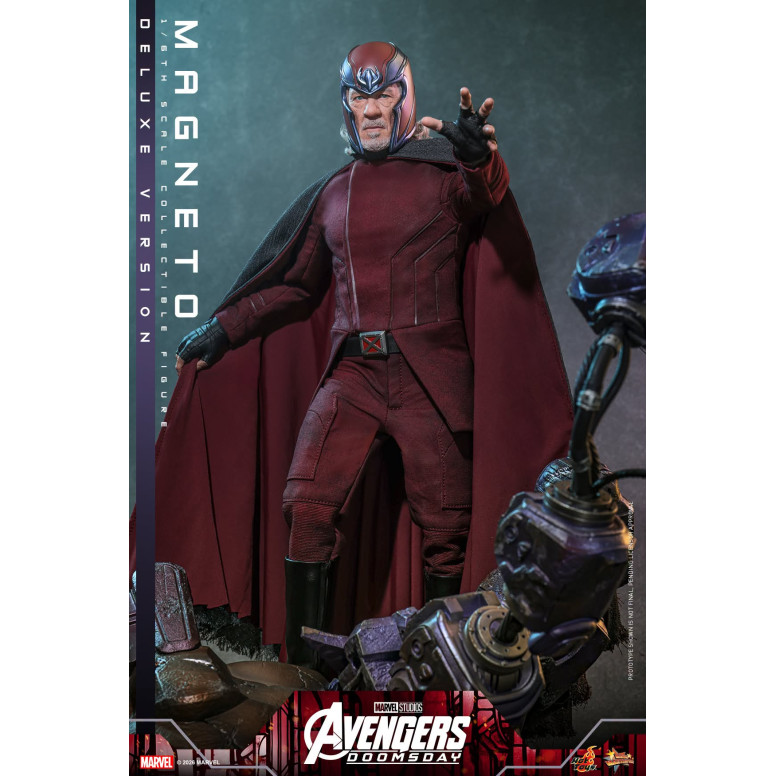 Hot Toys – Magneto Deluxe version MMS , Maßstab 1:6 – Avengers: Doomsday