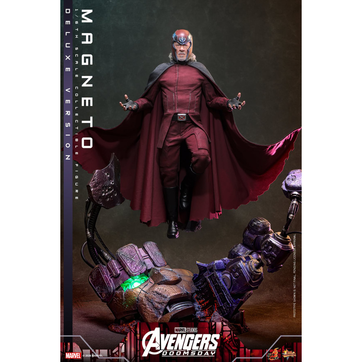 Hot Toys – Magneto Deluxe version MMS , Maßstab 1:6 – Avengers: Doomsday