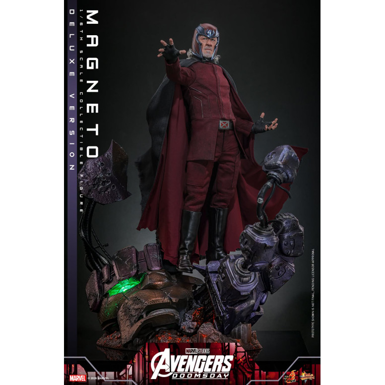 Hot Toys – Magneto Deluxe version MMS , Maßstab 1:6 – Avengers: Doomsday