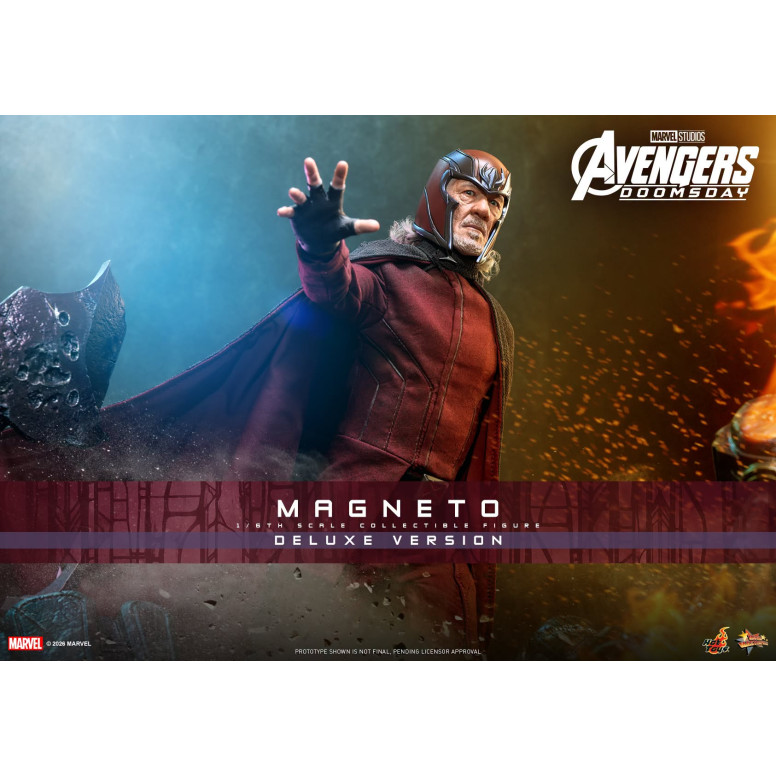Hot Toys – Magneto Deluxe version MMS , Maßstab 1:6 – Avengers: Doomsday
