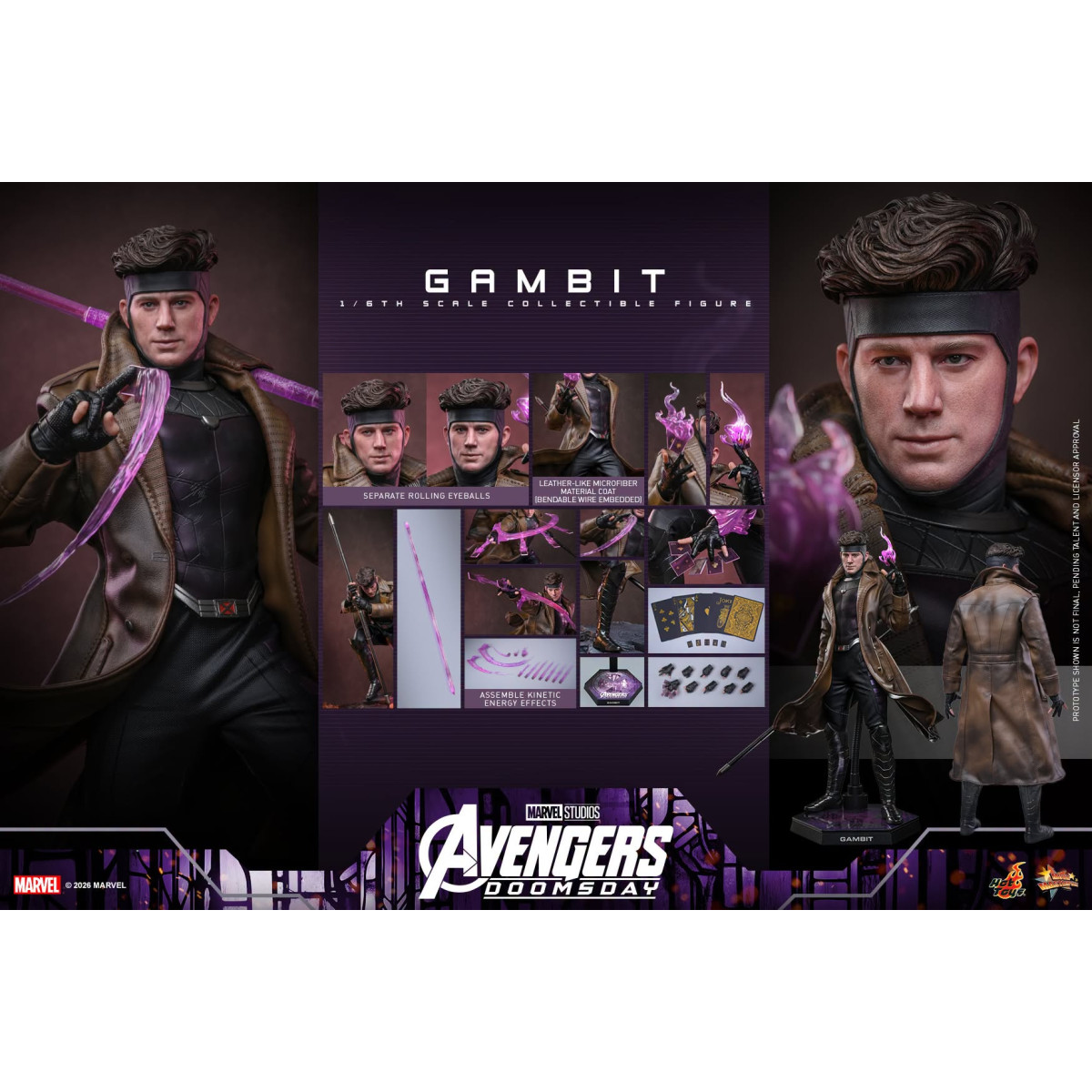 Hot Toys – Gambit MMS, Maßstab 1:6 – Avengers: Doomsday