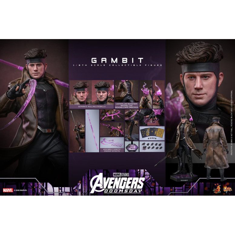 Hot Toys – Gambit MMS, Maßstab 1:6 – Avengers: Doomsday