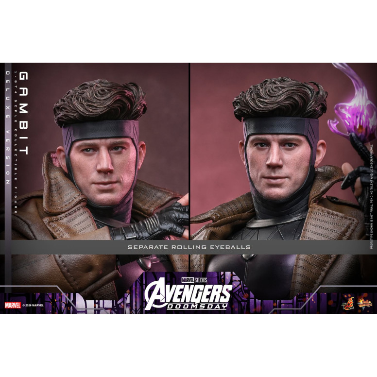Hot Toys – Gambit Deluxe version MMS , Maßstab 1:6 – Avengers: Doomsday