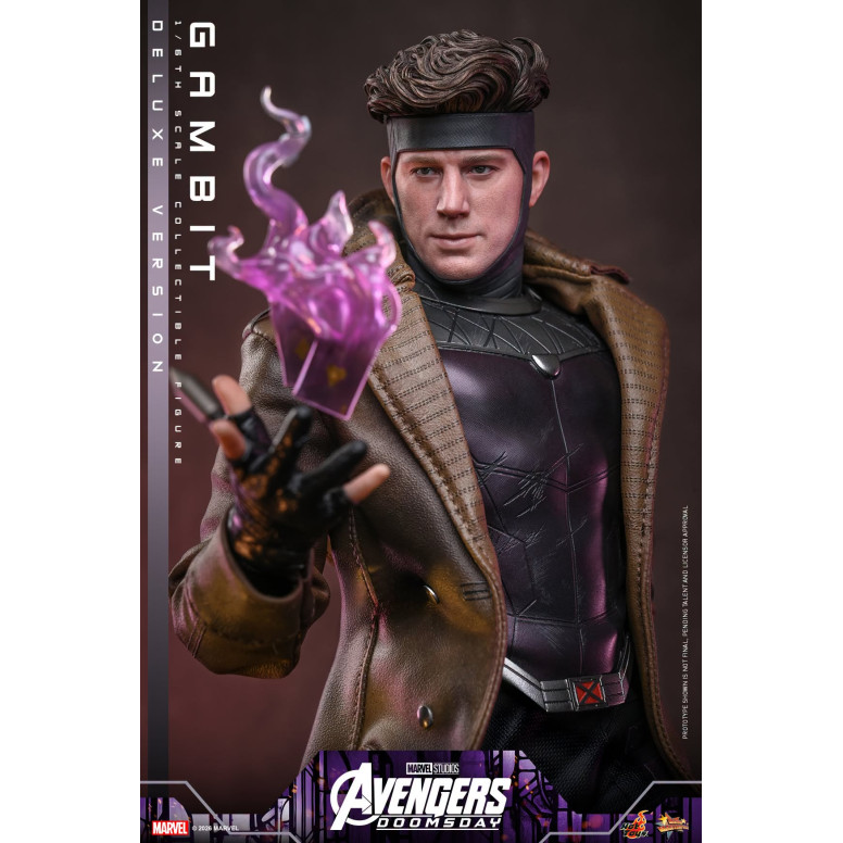 Hot Toys – Gambit Deluxe version MMS , Maßstab 1:6 – Avengers: Doomsday