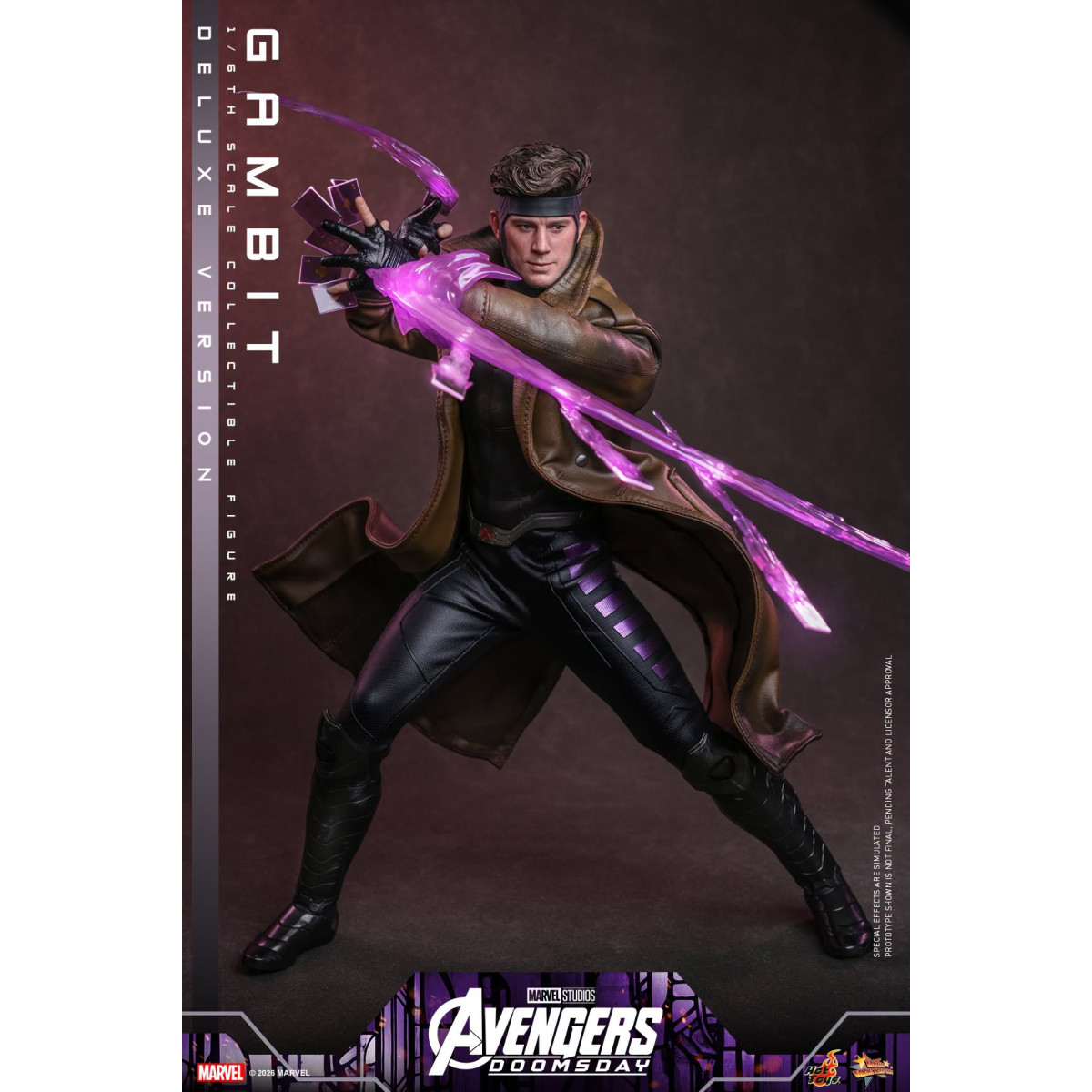 Hot Toys – Gambit Deluxe version MMS , Maßstab 1:6 – Avengers: Doomsday