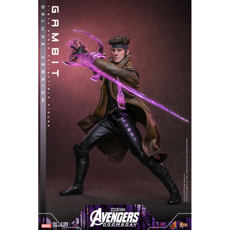 Hot Toys – Gambit Deluxe version MMS , Maßstab 1:6 – Avengers: Doomsday