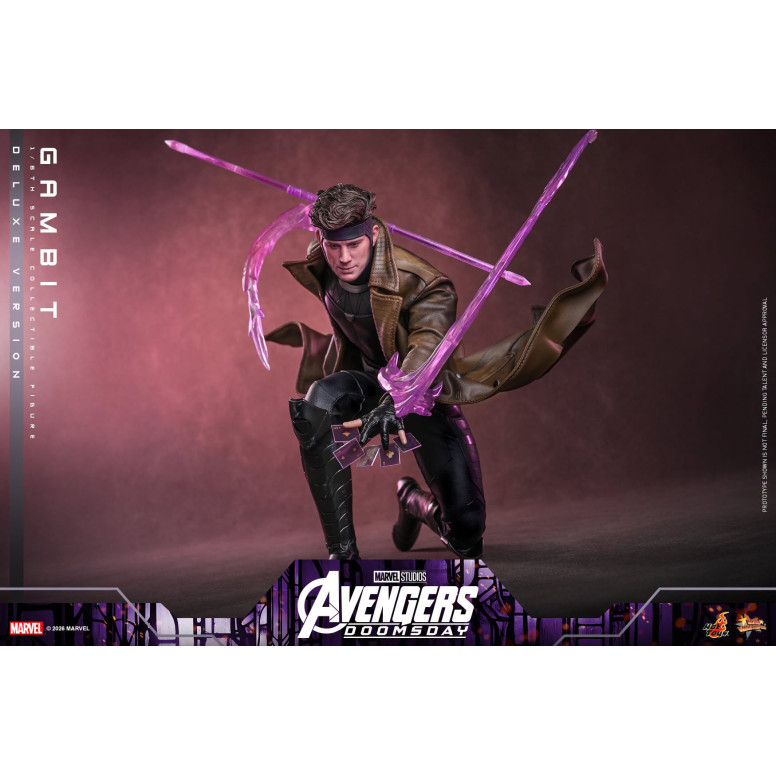 Hot Toys – Gambit Deluxe version MMS , Maßstab 1:6 – Avengers: Doomsday