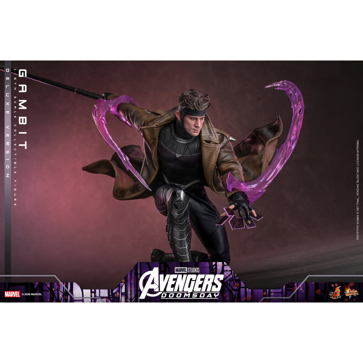 Hot Toys – Gambit Deluxe version MMS , Maßstab 1:6 – Avengers: Doomsday