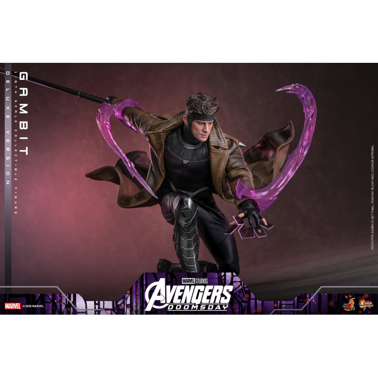 Hot Toys – Gambit Deluxe version MMS , Maßstab 1:6 – Avengers: Doomsday