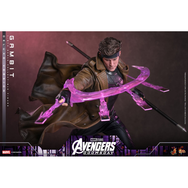 Hot Toys – Gambit Deluxe version MMS , Maßstab 1:6 – Avengers: Doomsday